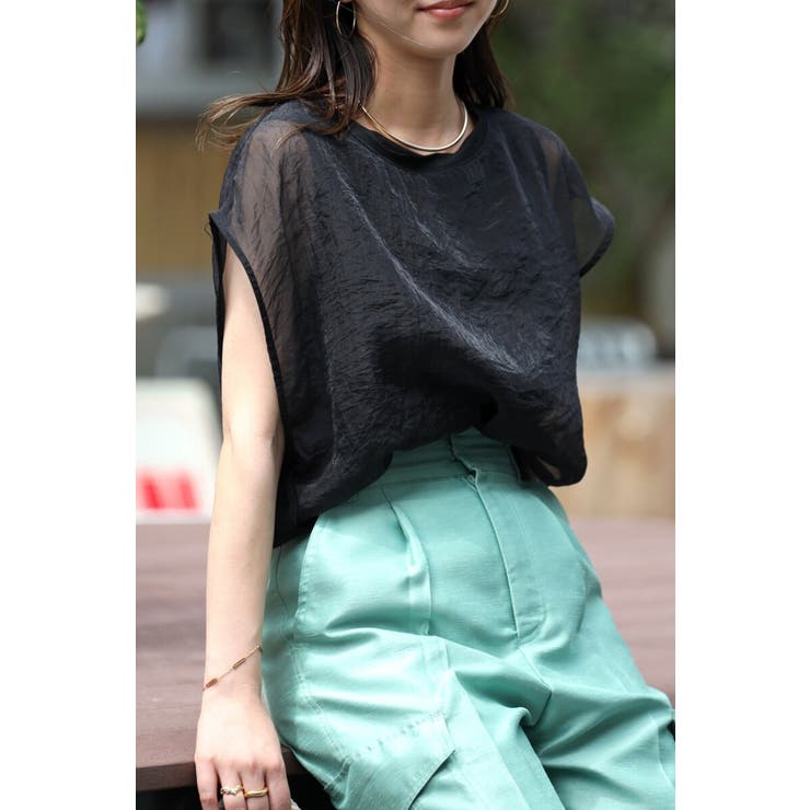 レイヤードシアーフレンチプルオーバー 77-002648 | BONJOUR SAGAN | 詳細画像2 