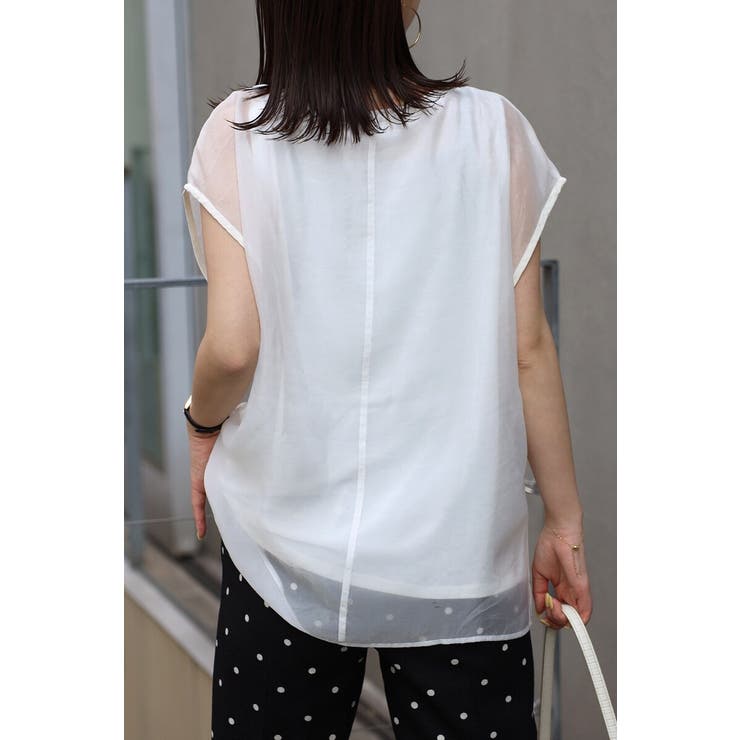 レイヤードシアーフレンチプルオーバー 77-002648 | BONJOUR SAGAN | 詳細画像7 