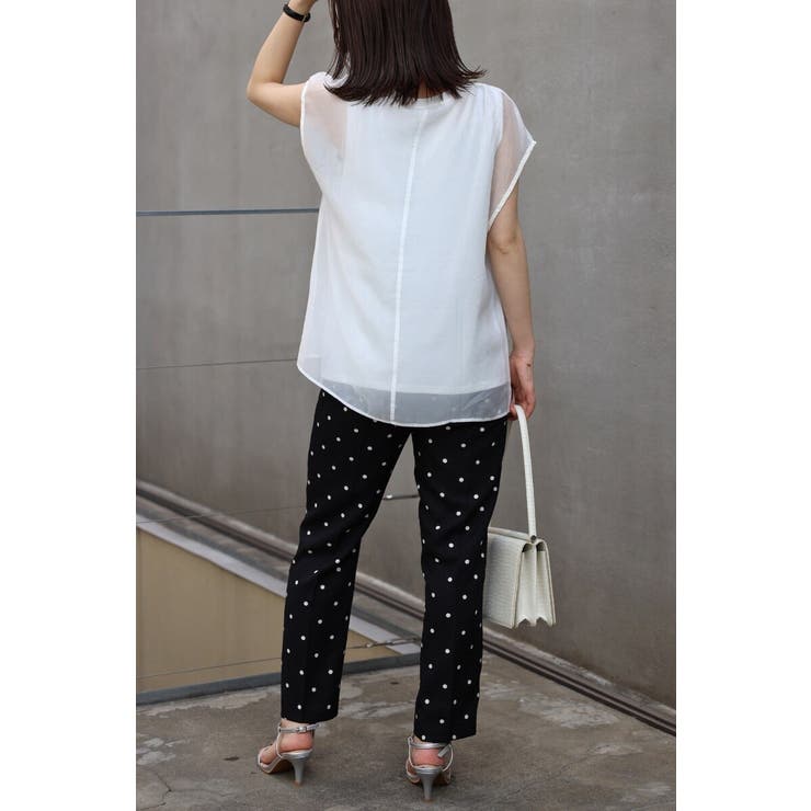 レイヤードシアーフレンチプルオーバー 77-002648 | BONJOUR SAGAN | 詳細画像8 