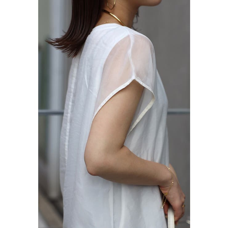 レイヤードシアーフレンチプルオーバー 77-002648 | BONJOUR SAGAN | 詳細画像14 