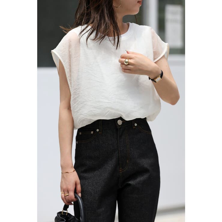 レイヤードシアーフレンチプルオーバー 77-002648 | BONJOUR SAGAN | 詳細画像16 