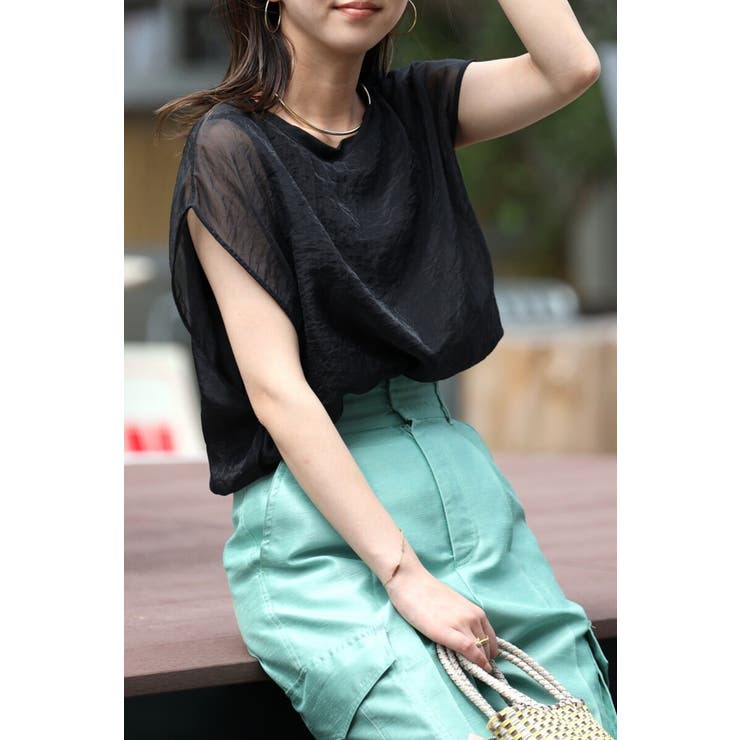 レイヤードシアーフレンチプルオーバー 77-002648 | BONJOUR SAGAN | 詳細画像29 