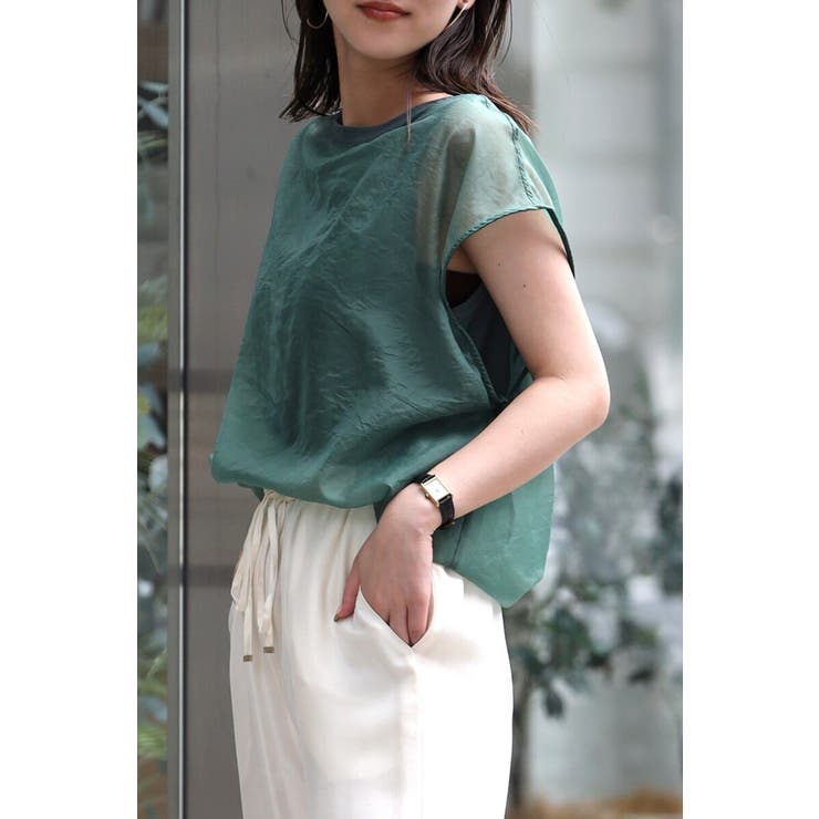 レイヤードシアーフレンチプルオーバー 77-002648 | BONJOUR SAGAN | 詳細画像32 