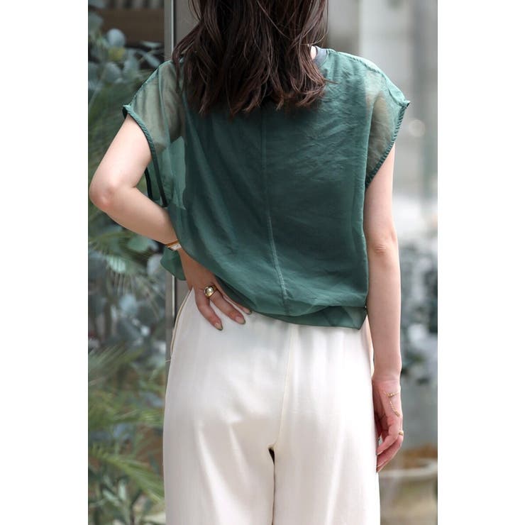 レイヤードシアーフレンチプルオーバー 77-002648 | BONJOUR SAGAN | 詳細画像34 