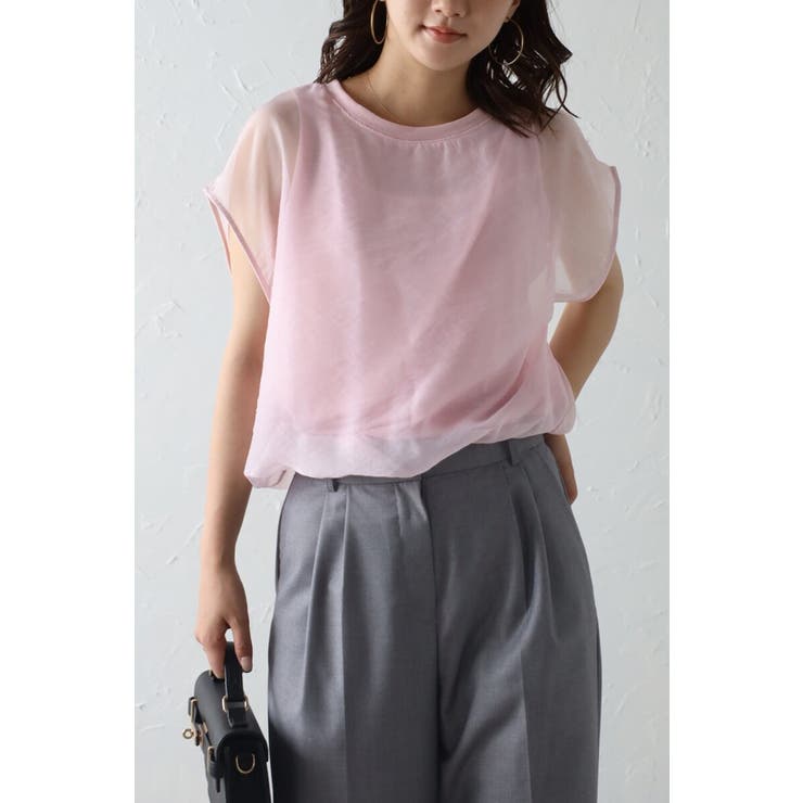 レイヤードシアーフレンチプルオーバー 77-002648 | BONJOUR SAGAN | 詳細画像48 