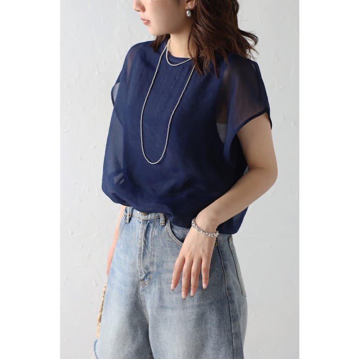 レイヤードシアーフレンチプルオーバー 77-002648 | BONJOUR SAGAN | 詳細画像50 