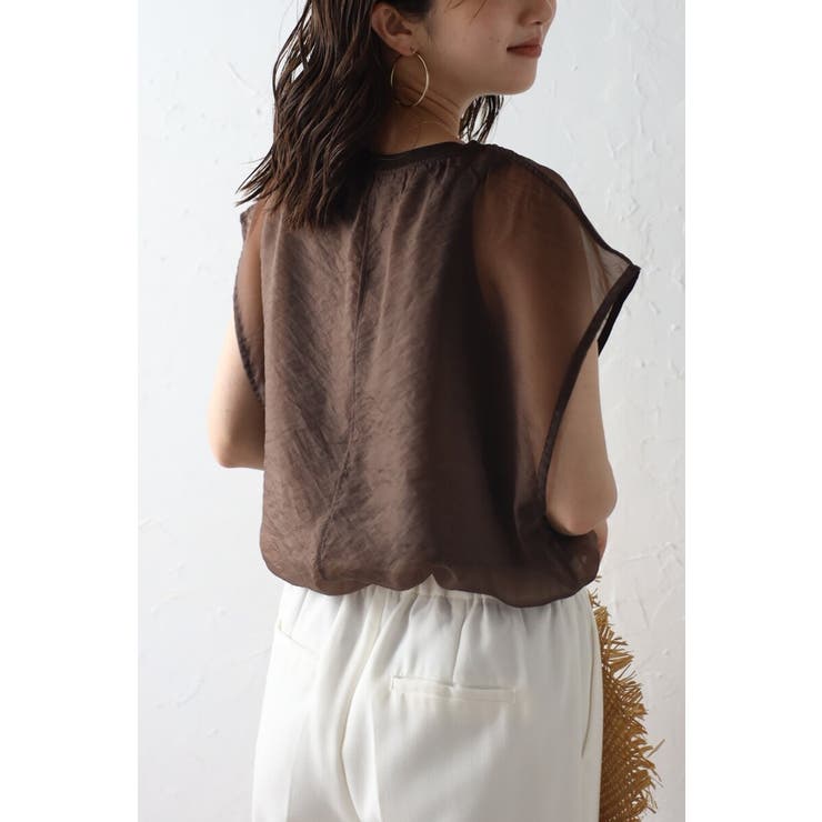 レイヤードシアーフレンチプルオーバー 77-002648 | BONJOUR SAGAN | 詳細画像57 