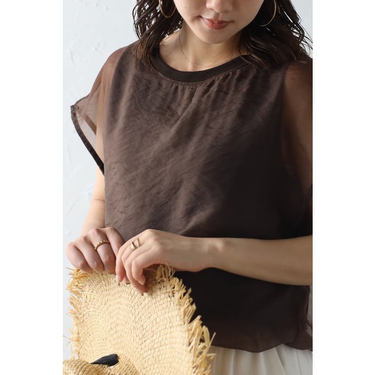 レイヤードシアーフレンチプルオーバー 77-002648 | BONJOUR SAGAN | 詳細画像59 