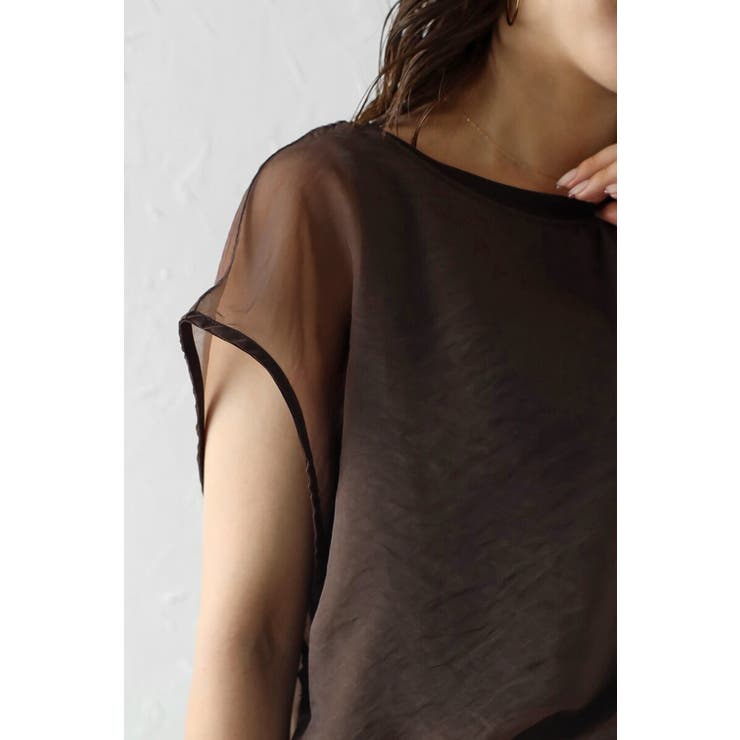 レイヤードシアーフレンチプルオーバー 77-002648 | BONJOUR SAGAN | 詳細画像60 