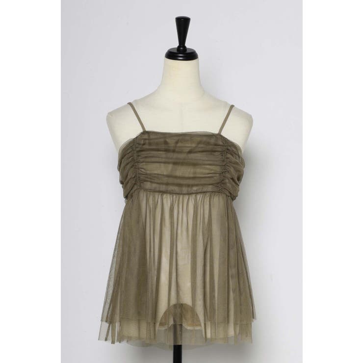 バックダブルリボンチュールキャミ 77-002722 | BONJOUR SAGAN | 詳細画像17 