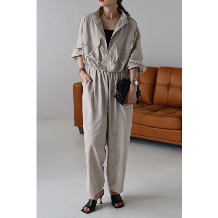 ウエストゴムナイロンボリュームパンツ 77-002837 | BONJOUR SAGAN | 詳細画像1 