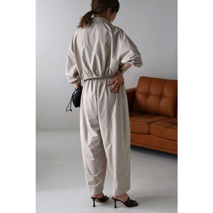 ウエストゴムナイロンボリュームパンツ 77-002837 | BONJOUR SAGAN | 詳細画像4 