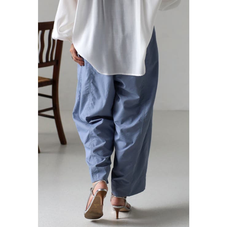 ウエストゴムナイロンボリュームパンツ 77-002837 | BONJOUR SAGAN | 詳細画像8 