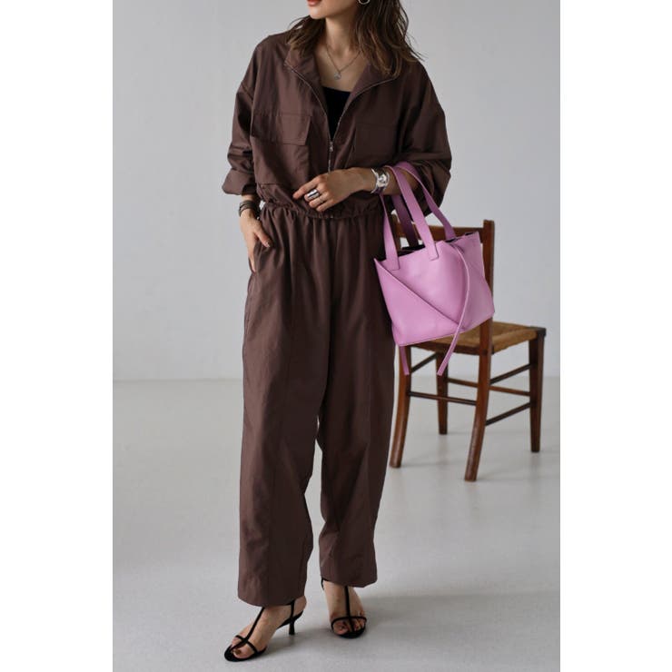 ウエストゴムナイロンボリュームパンツ 77-002837 | BONJOUR SAGAN | 詳細画像10 