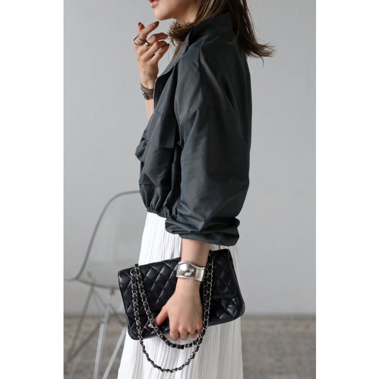 Wポケットナイロンブルゾン 77-002838 | BONJOUR SAGAN | 詳細画像1 