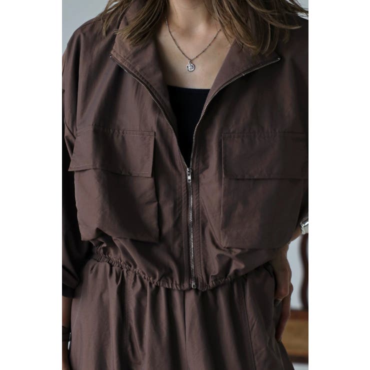 Wポケットナイロンブルゾン 77-002838 | BONJOUR SAGAN | 詳細画像6 