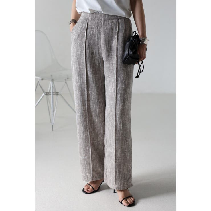 ツイードビスチェ×パンツセットアップ 77-003249 | BONJOUR SAGAN | 詳細画像2 