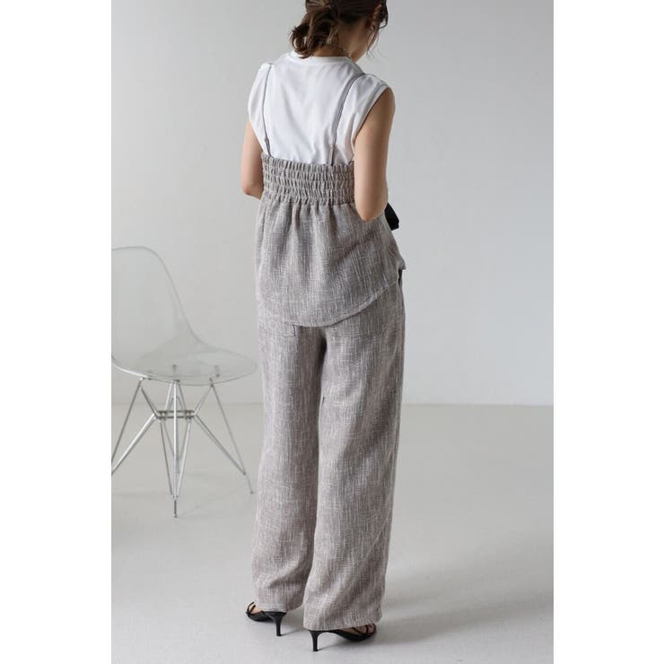 ツイードビスチェ×パンツセットアップ 77-003249 | BONJOUR SAGAN | 詳細画像4 