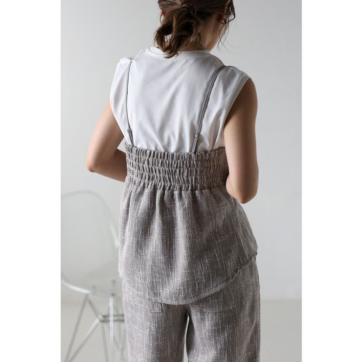 ツイードビスチェ×パンツセットアップ 77-003249 | BONJOUR SAGAN | 詳細画像5 