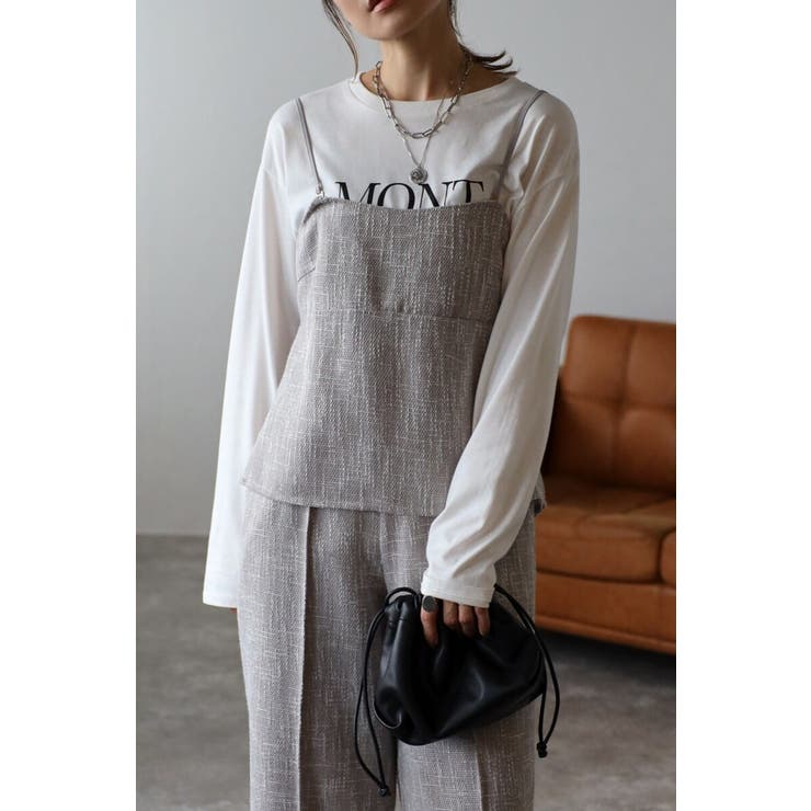 ツイードビスチェ×パンツセットアップ 77-003249 | BONJOUR SAGAN | 詳細画像14 