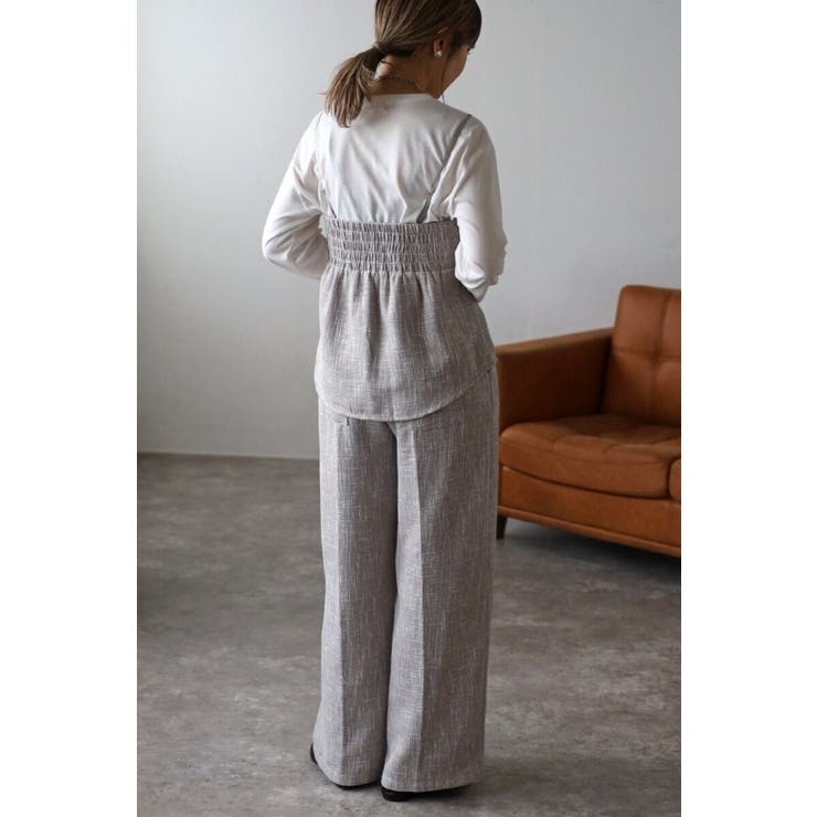 ツイードビスチェ×パンツセットアップ 77-003249 | BONJOUR SAGAN | 詳細画像16 