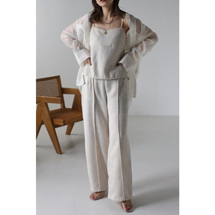 ツイードビスチェ×パンツセットアップ 77-003249 | BONJOUR SAGAN | 詳細画像24 