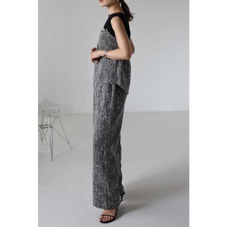 ツイードビスチェ×パンツセットアップ 77-003249 | BONJOUR SAGAN | 詳細画像30 