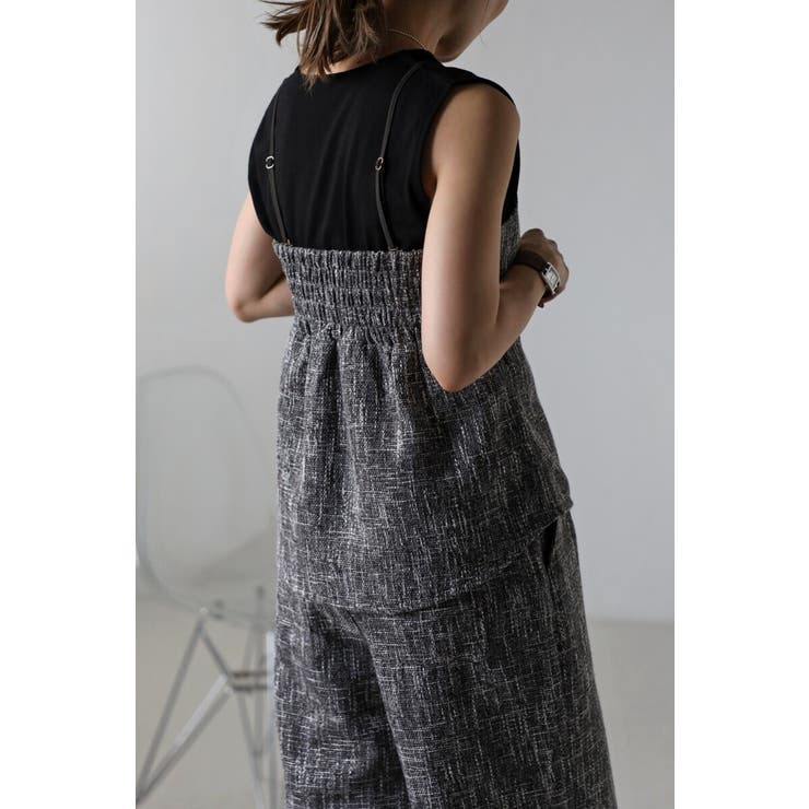 ツイードビスチェ×パンツセットアップ 77-003249 | BONJOUR SAGAN | 詳細画像34 