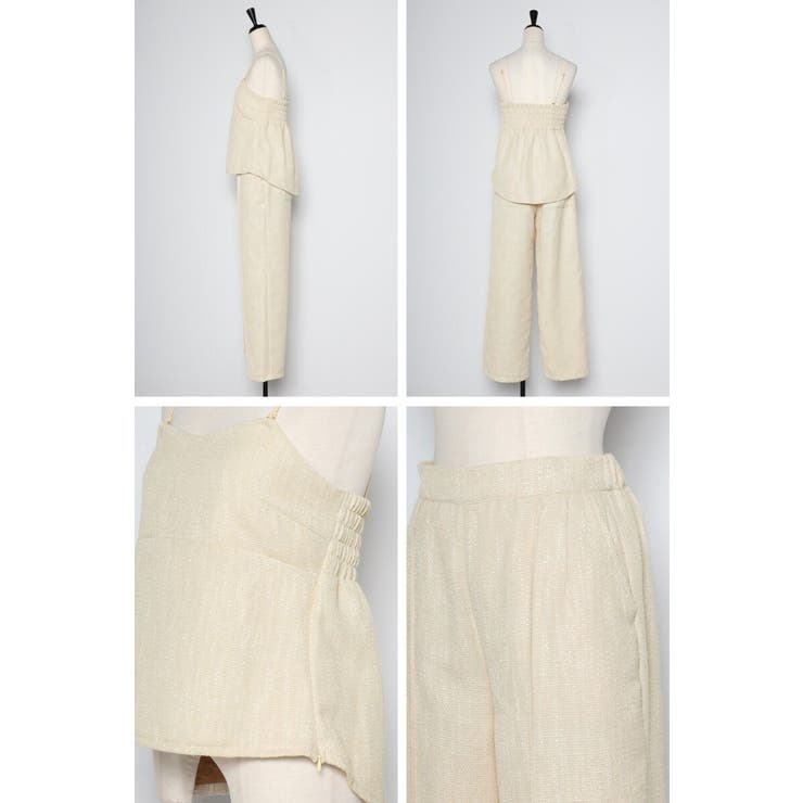 ツイードビスチェ×パンツセットアップ 77-003249 | BONJOUR SAGAN | 詳細画像42 