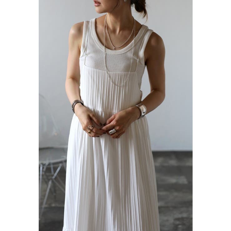 シャドーストライプキャミワンピース 77-003444 | BONJOUR SAGAN | 詳細画像3 