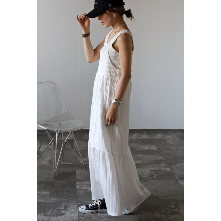 シャドーストライプキャミワンピース 77-003444 | BONJOUR SAGAN | 詳細画像4 