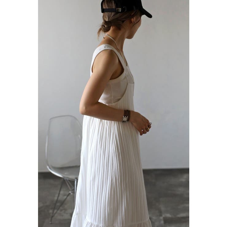 シャドーストライプキャミワンピース 77-003444 | BONJOUR SAGAN | 詳細画像5 