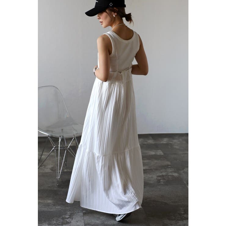 シャドーストライプキャミワンピース 77-003444 | BONJOUR SAGAN | 詳細画像6 