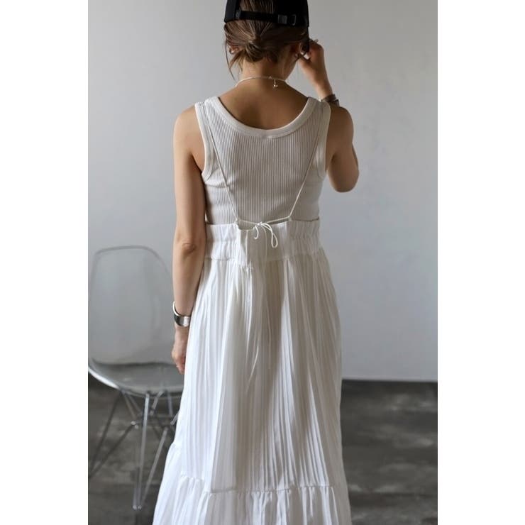 シャドーストライプキャミワンピース 77-003444 | BONJOUR SAGAN | 詳細画像7 