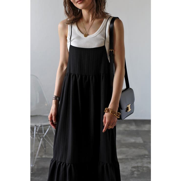 シャドーストライプキャミワンピース 77-003444 | BONJOUR SAGAN | 詳細画像22 