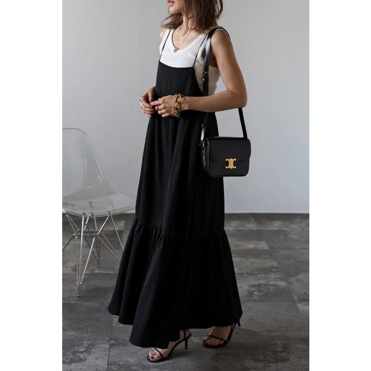 シャドーストライプキャミワンピース 77-003444 | BONJOUR SAGAN | 詳細画像23 