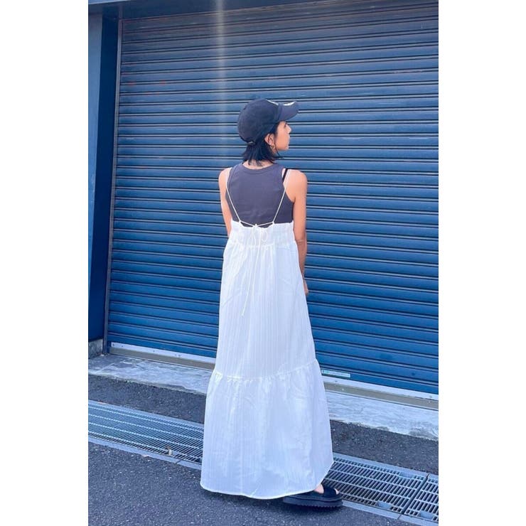 シャドーストライプキャミワンピース 77-003444 | BONJOUR SAGAN | 詳細画像33 