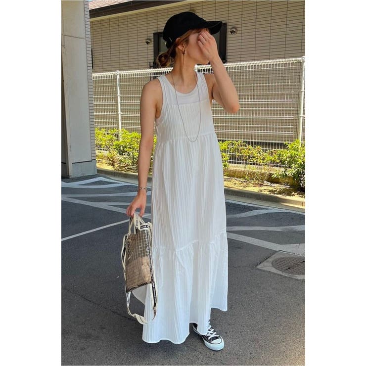 シャドーストライプキャミワンピース 77-003444 | BONJOUR SAGAN | 詳細画像34 