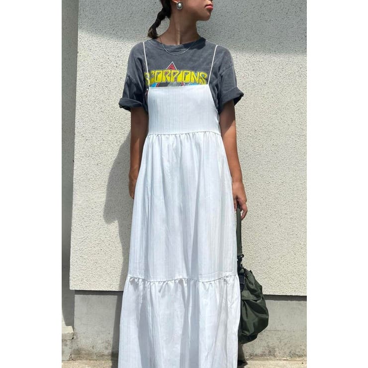 シャドーストライプキャミワンピース 77-003444 | BONJOUR SAGAN | 詳細画像35 