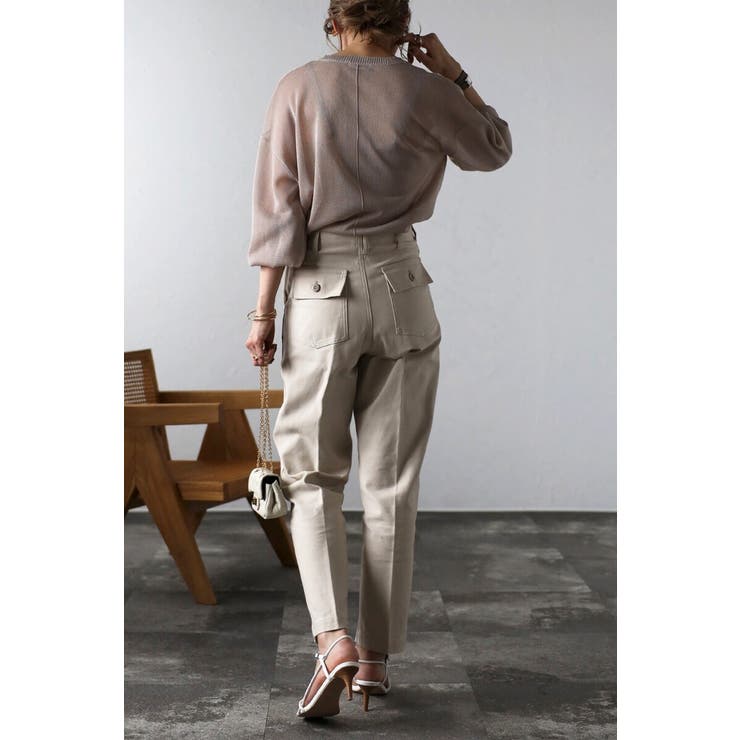 ボリュームスリーブシアーニット 77-003548 | BONJOUR SAGAN | 詳細画像14 