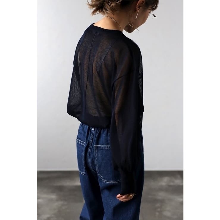 ボリュームスリーブシアーニット 77-003548 | BONJOUR SAGAN | 詳細画像27 