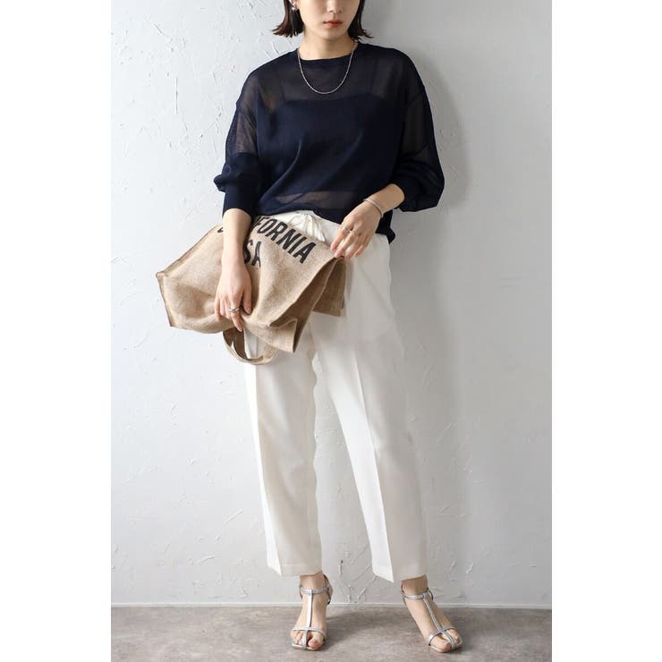 ボリュームスリーブシアーニット 77-003548 | BONJOUR SAGAN | 詳細画像18 