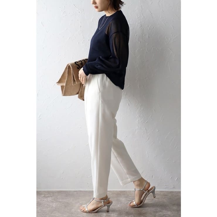 ボリュームスリーブシアーニット 77-003548 | BONJOUR SAGAN | 詳細画像20 