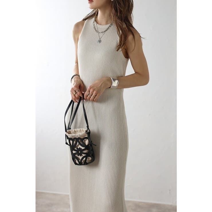 サマーニットアメスリリブワンピース 77-003662 | BONJOUR SAGAN | 詳細画像2 