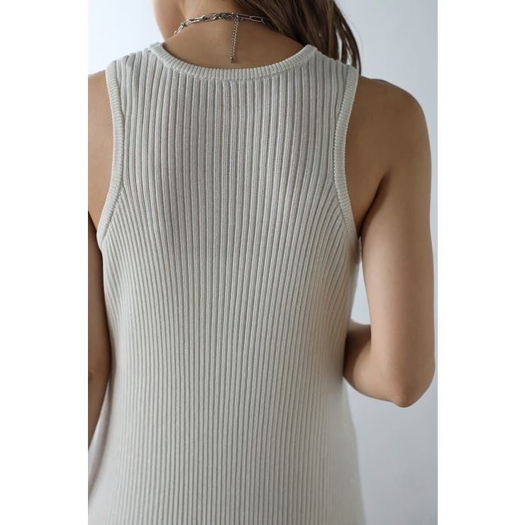 サマーニットアメスリリブワンピース 77-003662 | BONJOUR SAGAN | 詳細画像9 