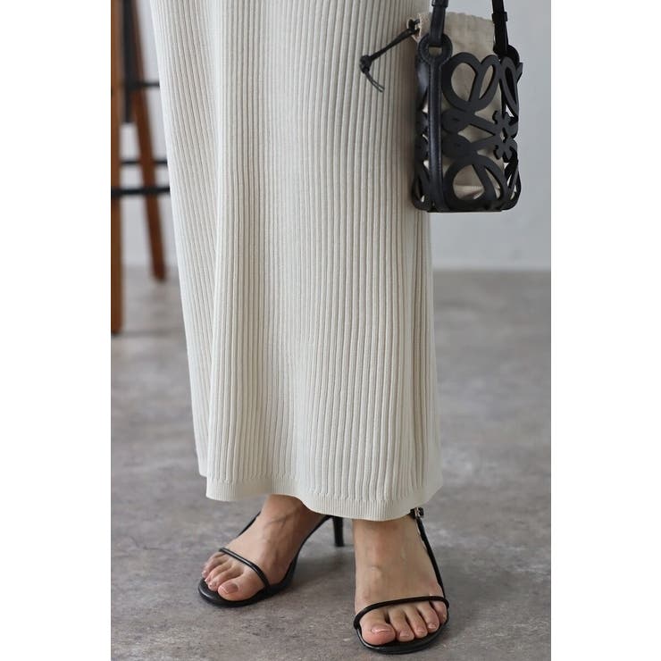 サマーニットアメスリリブワンピース 77-003662 | BONJOUR SAGAN | 詳細画像10 