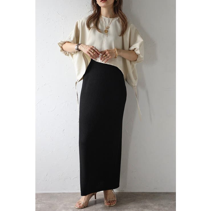 サマーニットアメスリリブワンピース 77-003662 | BONJOUR SAGAN | 詳細画像16 