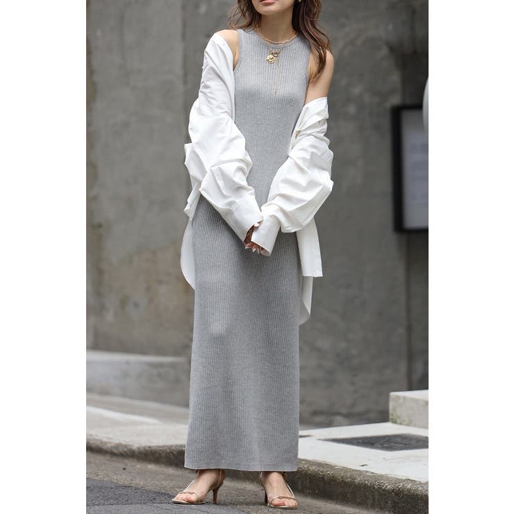 サマーニットアメスリリブワンピース 77-003662 | BONJOUR SAGAN | 詳細画像24 