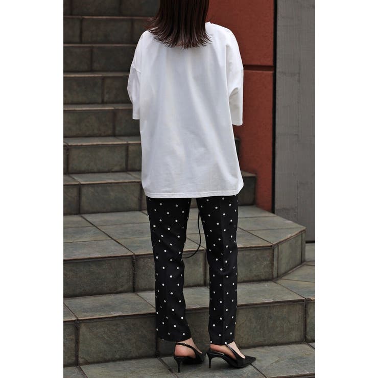 箔プリントビッグシルエットTシャツ 77-003694 | BONJOUR SAGAN | 詳細画像5 