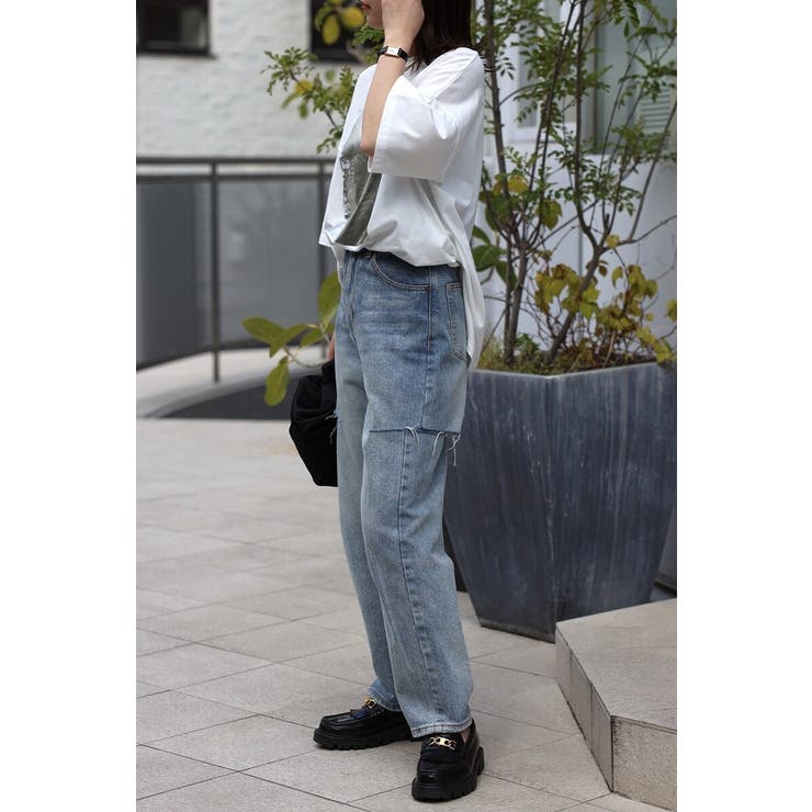 箔プリントビッグシルエットTシャツ 77-003694 | BONJOUR SAGAN | 詳細画像10 